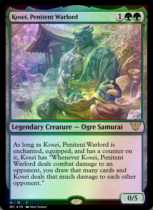 Kosei, Penitent Warlord FOIL