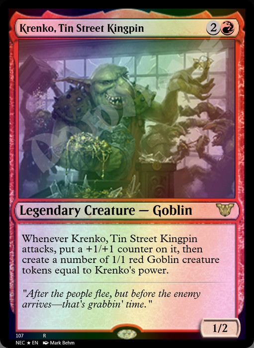 Krenko, Tin Street Kingpin FOIL