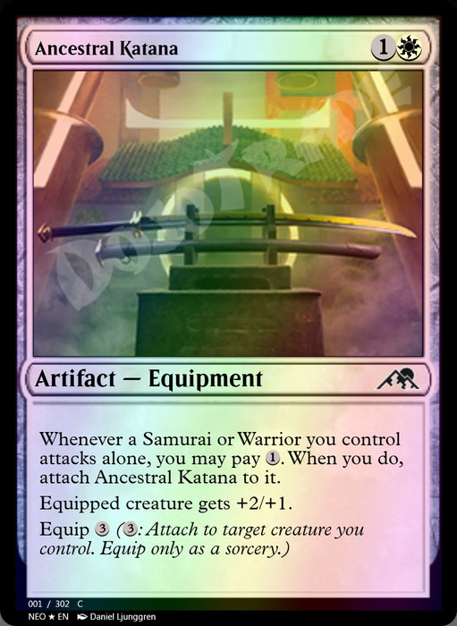 Ancestral Katana FOIL