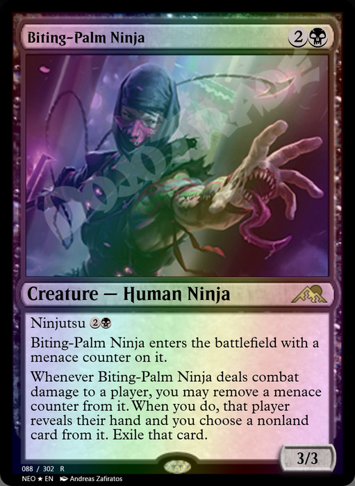 Biting-Palm Ninja FOIL