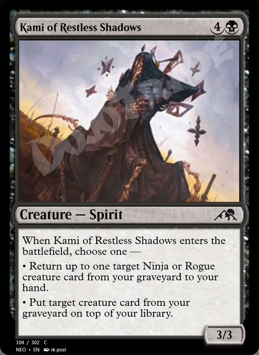 Kami of Restless Shadows