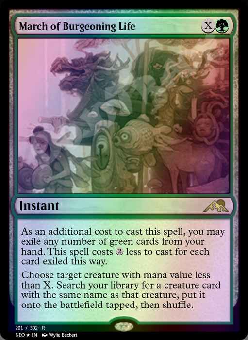 March of Burgeoning Life FOIL
