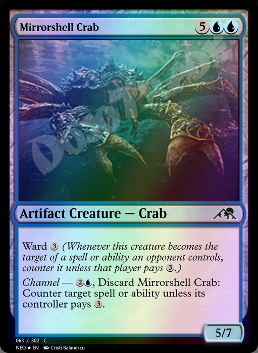 Mirrorshell Crab FOIL