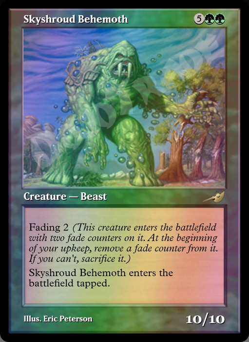 Skyshroud Behemoth FOIL