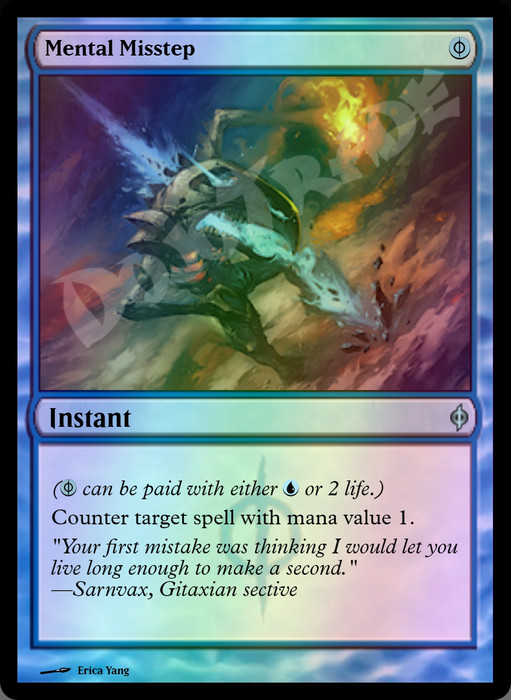 Mental Misstep FOIL