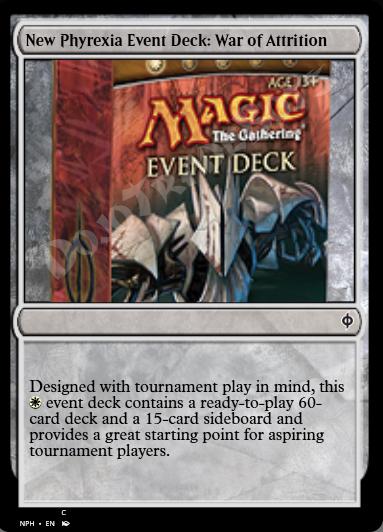 New Phyrexia Event Deck: War of Attrition