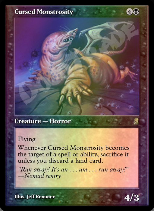 Cursed Monstrosity FOIL