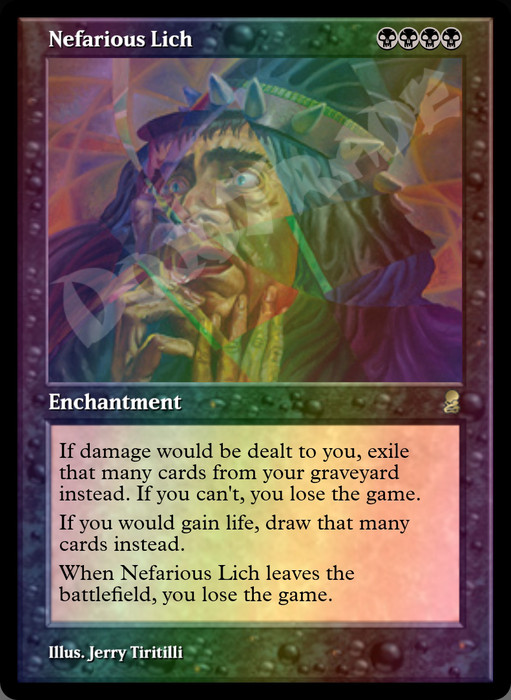 Nefarious Lich FOIL