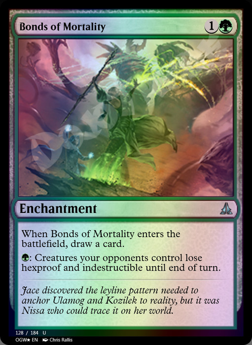 Bonds of Mortality FOIL