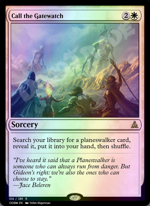 Call the Gatewatch FOIL