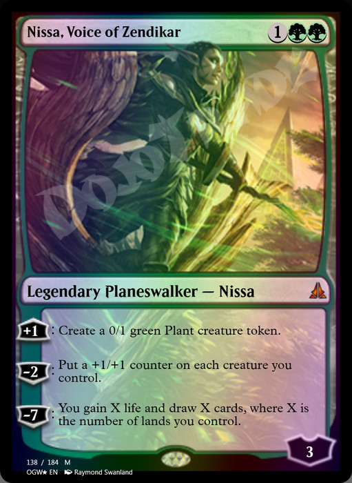 Nissa, Voice of Zendikar FOIL