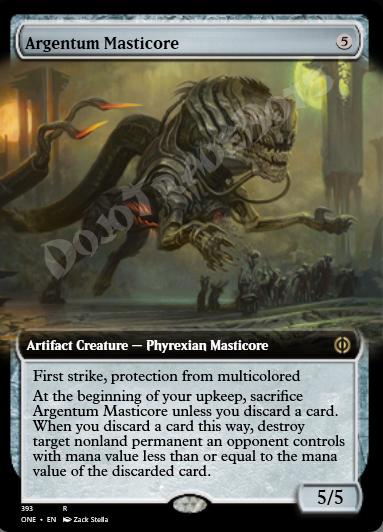 Argentum Masticore (Extended Art)