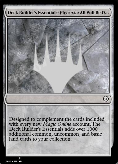 Deck Builder's Essentials: Phyrexia: All Will Be One