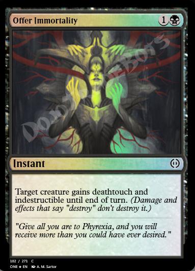 Offer Immortality FOIL