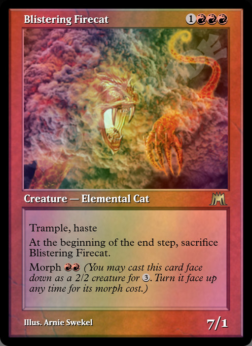 Blistering Firecat FOIL