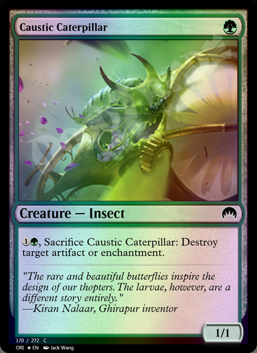 Caustic Caterpillar FOIL