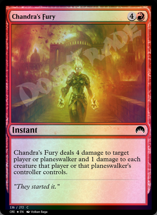 Chandra's Fury FOIL