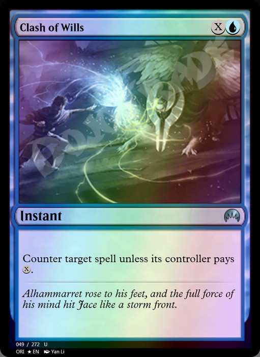 Clash of Wills FOIL