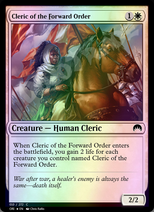 Cleric of the Forward Order FOIL
