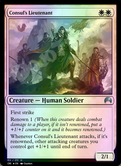 Consul's Lieutenant FOIL