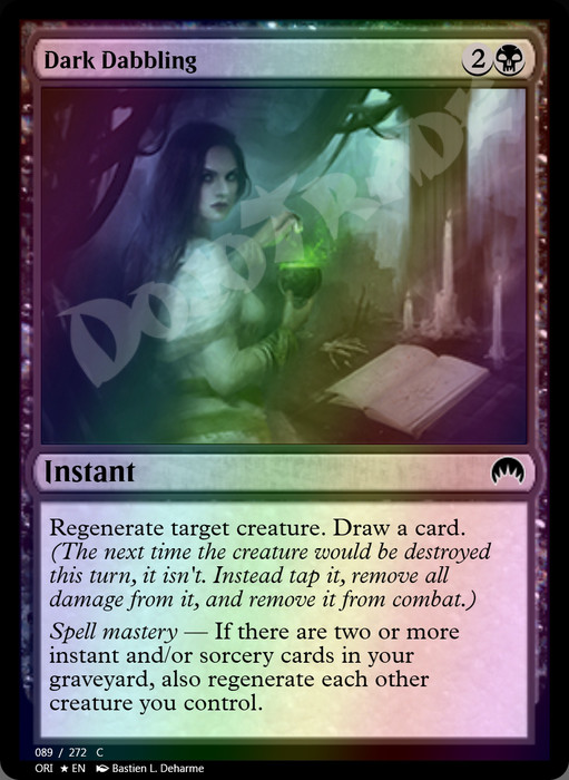 Dark Dabbling FOIL