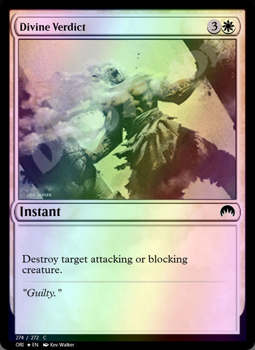 Divine Verdict FOIL