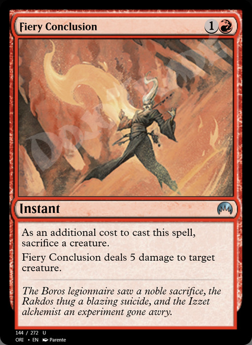 Fiery Conclusion