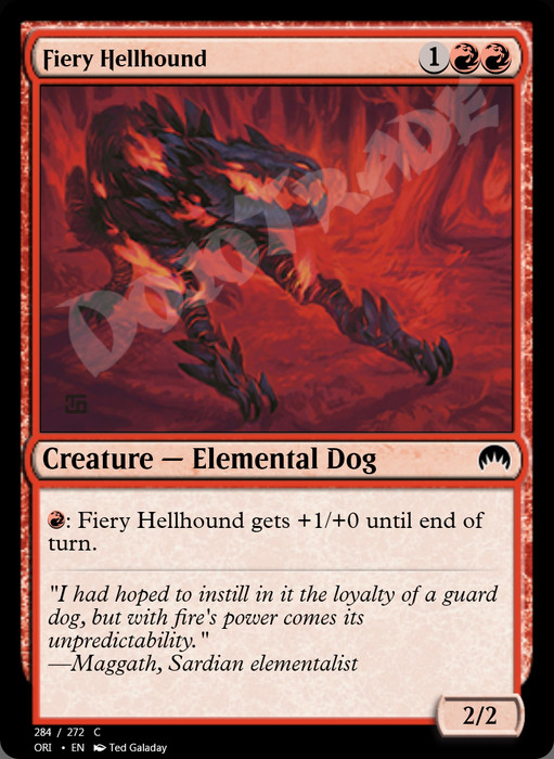 Fiery Hellhound