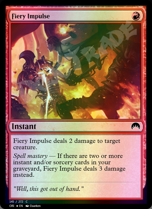 Fiery Impulse FOIL