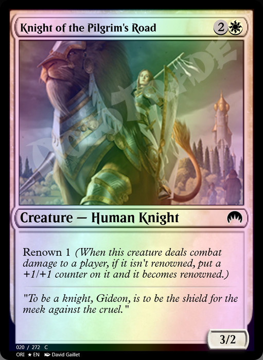 Knight of the Pilgrim's Road FOIL