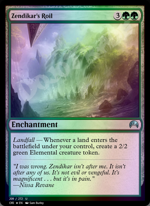 Zendikar's Roil FOIL