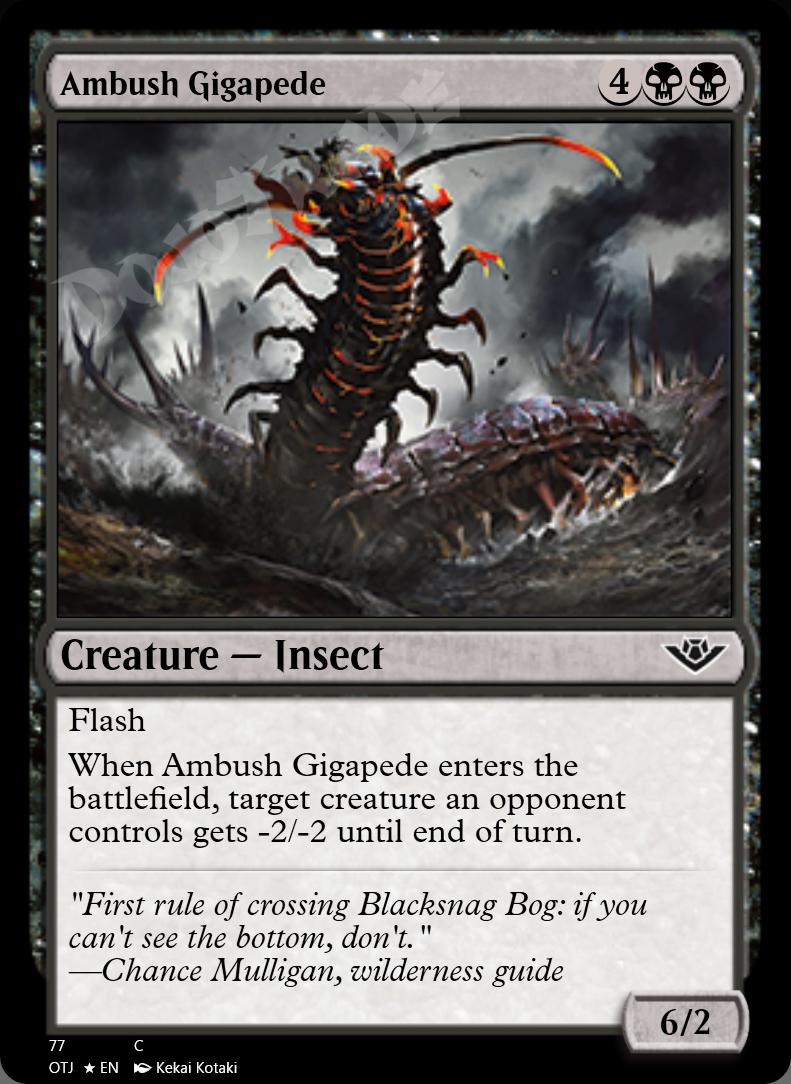 Ambush Gigapede FOIL