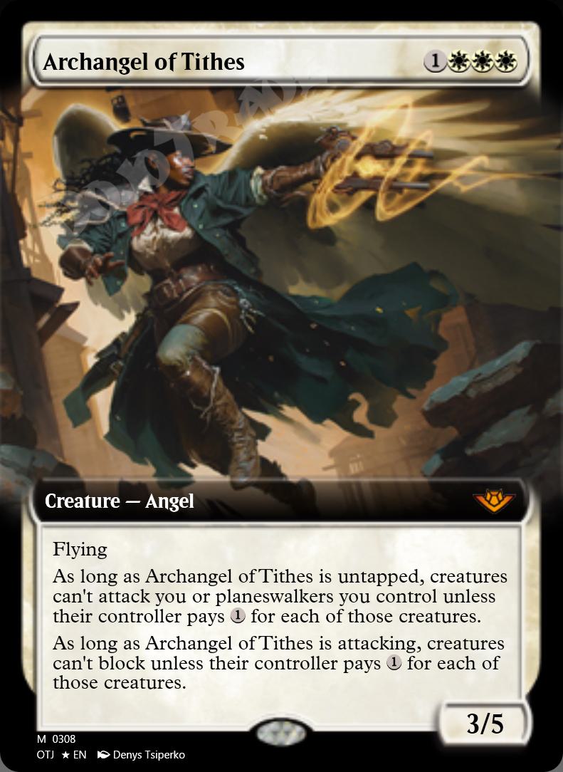 Archangel of Tithes (Extended Art) FOIL