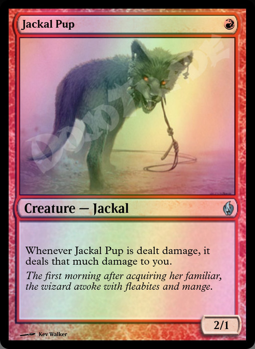 Jackal Pup FOIL