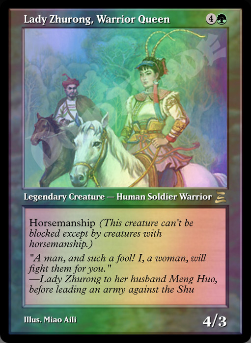 Lady Zhurong, Warrior Queen FOIL