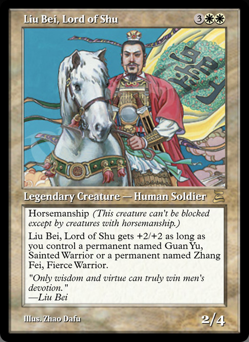 Liu Bei, Lord of Shu