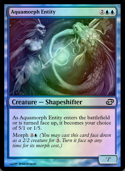 Aquamorph Entity FOIL