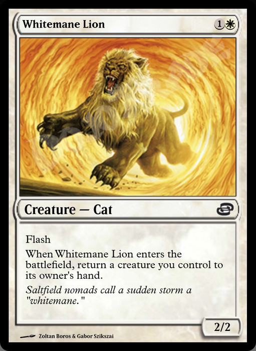 Whitemane Lion