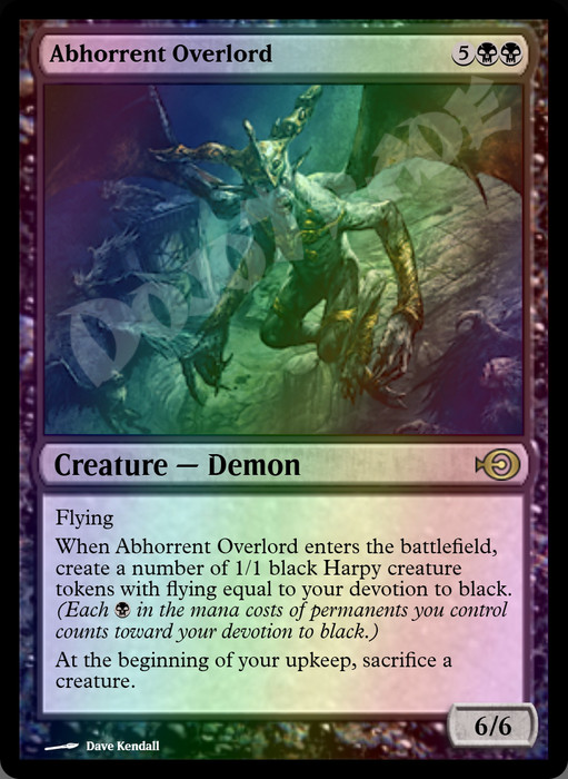 Abhorrent Overlord FOIL