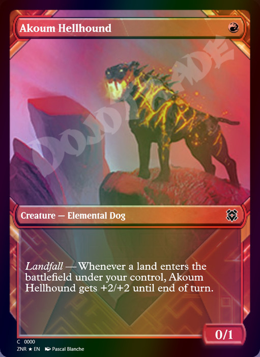 Akoum Hellhound FOIL