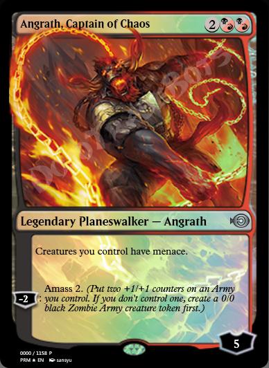 Angrath, Captain of Chaos (Japanese) FOIL