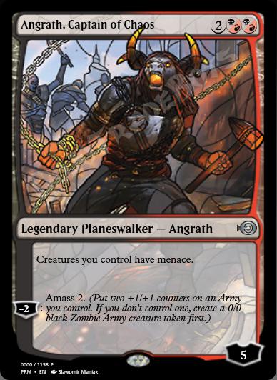 Angrath, Captain of Chaos (Stained Glass)