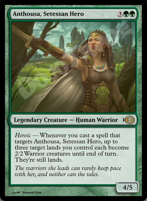 Anthousa, Setessan Hero