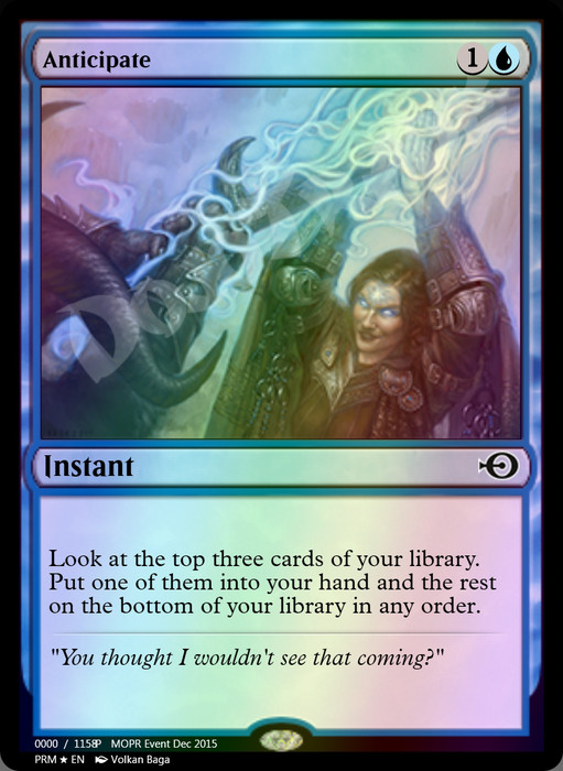 Anticipate FOIL