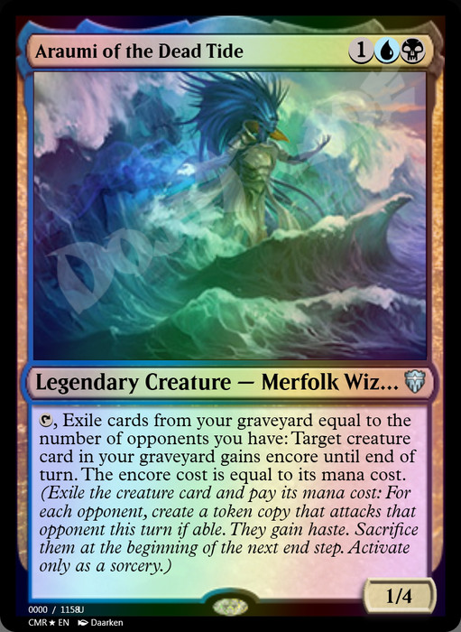 Araumi of the Dead Tide FOIL