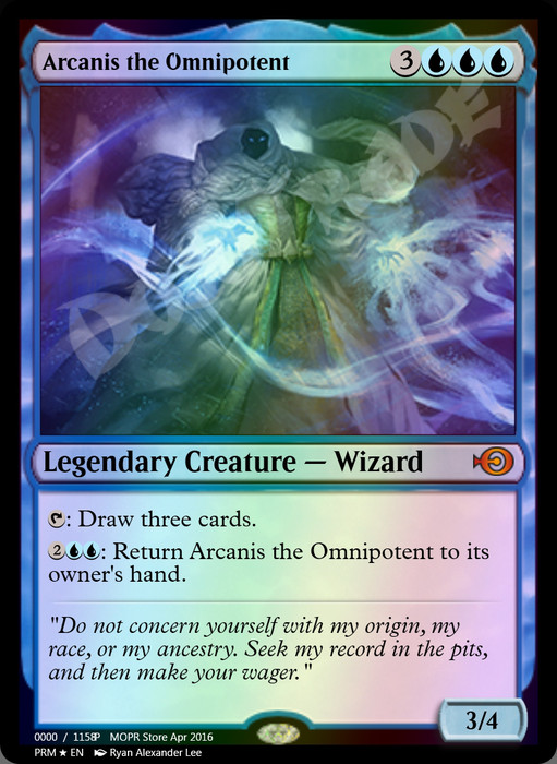 Arcanis the Omnipotent FOIL