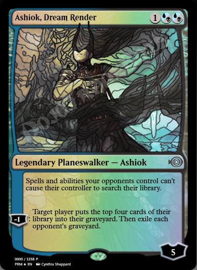 Ashiok, Dream Render (Stained Glass) FOIL