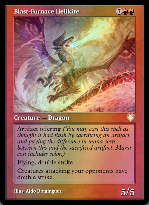 Blast-Furnace Hellkite (Retro Frame) FOIL