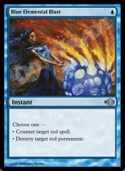 Blue Elemental Blast (Alternate Art)