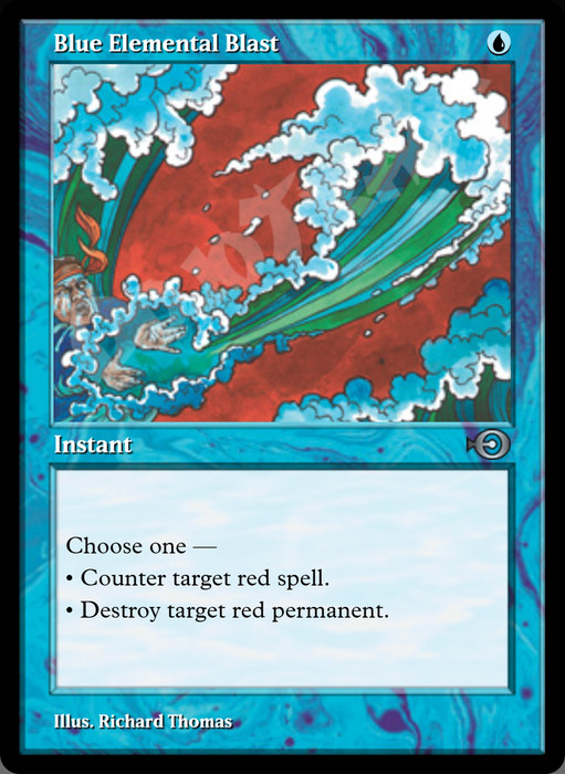 Blue Elemental Blast (Original Art)